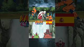 Latino vs Castellano narutodoblaje anime narutoshippuden [upl. by Lynus987]