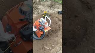 rotavator made gardening soo easytools garden rotavator [upl. by Agemo422]