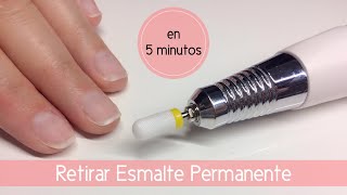 Retirar Esmalte Permanente con Torno en 5 minutos  Tutorial Paso a Paso [upl. by Monro]