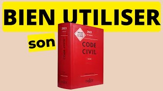 Utiliser son Code Civil pour réussir ses examens [upl. by Yelknirb]