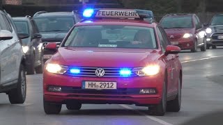 Feuer in Kinderheim KdoW Pressesprecher UDienst  WLF BF Hamburg [upl. by Alyakim139]