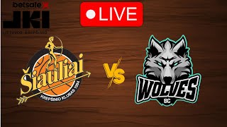 🔴 Live Siauliai vs BC Wolves  Live Play By Play Scoreboard [upl. by Urba]