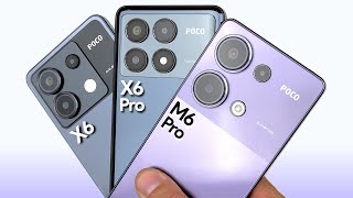 POCO X6 vs POCO X6 Pro vs POCO M6 Pro  Which Should You Buy [upl. by Maice234]