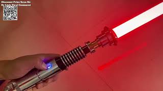 RGB Metal Lightsaber Dueling Smooth Swing Laser Sword Review Aliexpress [upl. by Fosque31]