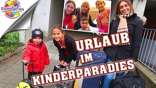 URLAUB im KINDERPARADIES  ROOMTOUR amp ABENTEUER Kinderhotel  Family Fun on Tour [upl. by Norud]