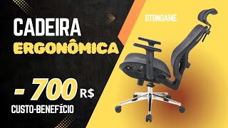 Cadeira Ergonômica Top melhor custo benefício Dr Oficce Ergo por menos de R 70000 indicação [upl. by Spiros]