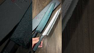 Yu Kurosaki R2 SENKOEI SlicerSujihiki 270mm with Indigodyed Wood Handle and Saya AITENMOKU [upl. by Lilllie]