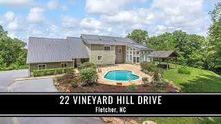 22 Vineyard Hill Drive Fletcher NC 28732 [upl. by Ojela]