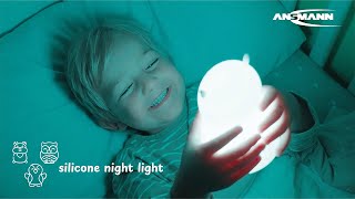 ANSMANN silicone night lights Sweet sleep aid for your child 🐾🌙 [upl. by Manolo180]