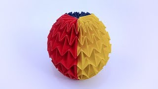 Easiest Method to Make a Magic Ball of Paper Dragons Egg  Origami Tutorial [upl. by Bannerman]