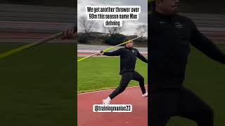 Max dehning thrower 90myoutubeshortvideostracknfieldathleticsviralvideossubscribeneerajchopra [upl. by Sehcaep]