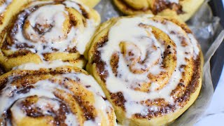 Cinnamon Rolls Recipe  Cinnabon Classic  Zamung Dastarkhwan [upl. by Marl227]