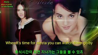 Alizée  La Isla Bonita lyrics [upl. by Nimar575]