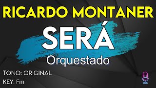 Ricardo Montaner  Será Orquestado  Karaoke Instrumental [upl. by Allistir]