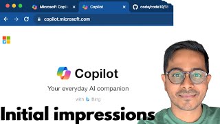 Microsoft Copilot First Impressions [upl. by Aseretairam1]