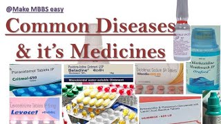 Common Diseases and Medicine  Common Medicine amp Their Uses  Medicines by Dr DK [upl. by Twyla]