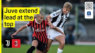 HIGHLIGHTS  Juventus vs AC Milan Serie A Femminile Matchday 9 [upl. by Aubin]