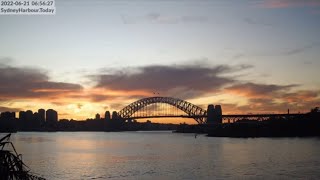 Dark and sombre in paradise today This is Sydney Harbour Australia LIVE Cam [upl. by Yelwar]