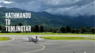 Buddha Air B190  Kathmandu to Tumlingtar flight  Full Video [upl. by Yemac]