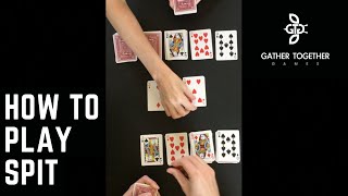 How To Play Spit Card Game [upl. by Assed]