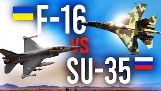 F16 VS SU35  QUI VA DOMINER LE CIEL EN 2024 [upl. by Llenoj789]