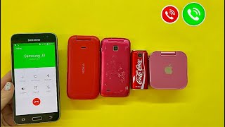 Samsung Galaxy J3 Calling Pepsi Red Nokia 2660 Flip Samsung LaFleur iPhone i16 Pro [upl. by Tova324]