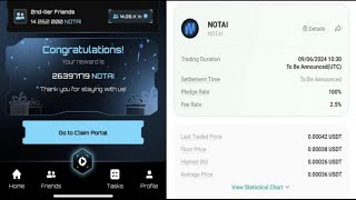 NOTAI listing date  NOTAI Price Prediction  NOTAI Airdrop [upl. by Peggir]