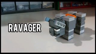 How to build como hacer a ravager from minecraft with Lego  Lego MOC [upl. by Tani]