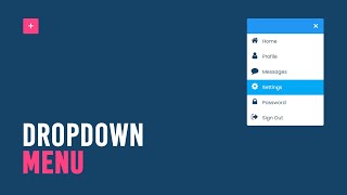 How To Create Dropdown Menu With CSS and Javascript [upl. by Germaine]