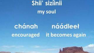 Precious Memories Lyrics in Navajo [upl. by Klehm]