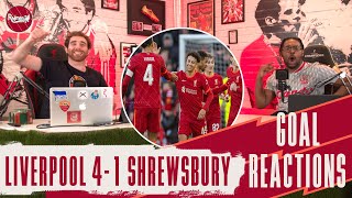 GORDON FABINHO AND FIRMINO GOALS SEND THE REDS THROUGH  LIVERPOOL 4 1 SHREWSBURY  GOAL REACTIONS [upl. by Burnsed]