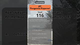 Short 116 Latihan Soal Jabatan Fungsional Teknis Pengawas Koperasi pengawaskoperasi [upl. by Drain768]