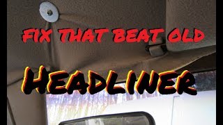 How to REPLACE YOUR HEADLINER cheap and easy [upl. by Nedah420]