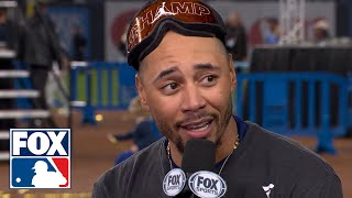 Mookie Betts on comparing this World Series win to previous ones – I love being a Dodger [upl. by Frear]