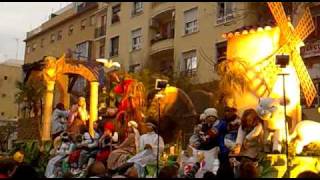 Cabalgata Reyes Magos de Cádiz 2010 1ª parte [upl. by Yltnerb]