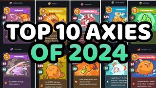 Top 10 Axies to BUY This CHRISTMAS Axie Classic META  Axie Origins Update [upl. by Eelyac]