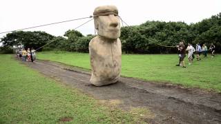 Easter Island moai walked [upl. by Center]