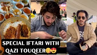 Special Iftari with Qazi Touqeer❤️  Cheapest Wazwan Plater in Srinagar 😍🤤 [upl. by Ahsonek]