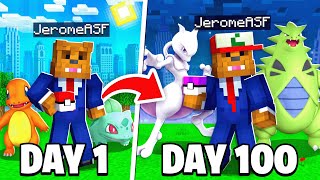 I Survived 100 Days In Minecraft Pixelmon [upl. by Yesoj]