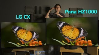 LG CX vs Panasonic HZ1000 2020 OLED TV Comparison [upl. by Rizzi]