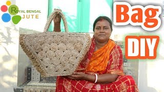 DIY How to make a BAG with Jute rope Easily at home bag kaise banate hain [upl. by Nallak34]