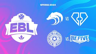 EBL 2024  Lupus vs Diamant  Partizan vs BeFive  SPRING [upl. by Faxen354]