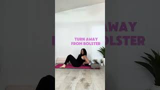 Restorative Yoga Heart Opener  how to  Online Yoga School restorativeyoga [upl. by Weinstein462]