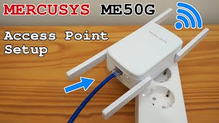 TPLink Mercusys ME50G WiFi extender • Access point mode setup [upl. by Nevaeh]