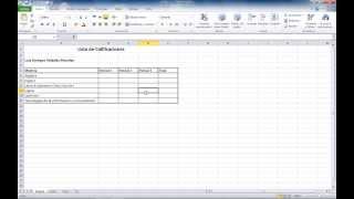 Crear Lista en Excel [upl. by Pellegrini]