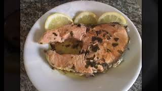 SALMONE IN PADELLA AL LIMONE RICETTA VELOCE [upl. by Atsahc]