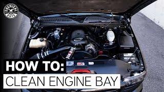 How To Clean Engine Bay GMC Sierra Truck  Chemical Guys [upl. by Kathie]