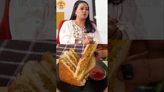 Bharti Singhs Viral Sandwich Recipe shorts sandwich bhartisingh [upl. by Nohtan]