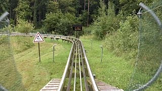 Inselrodelbahn Bergen auf Rügen [upl. by Naillimixam]