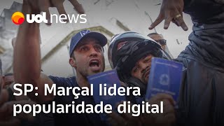 Marçal lidera popularidade digital em SP e Datena tem resultados tímidos nas redes [upl. by Slyke]